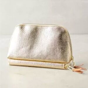Gold Cosmetic Pouch